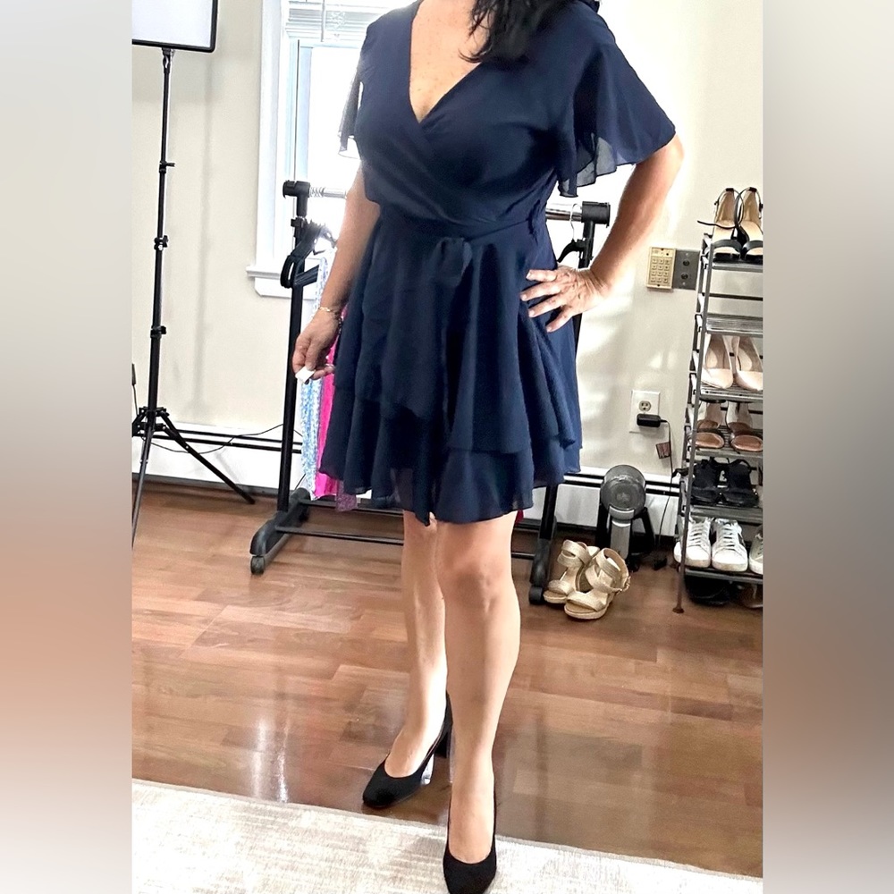 Women's Navy Blue Mini Cocktail Dress Size
Medium